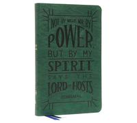 Nkjv, Thinline Youth Edition Bible, Verse Art Cover Collection, Leathersoft, Green, Red Letter, Comfort Print