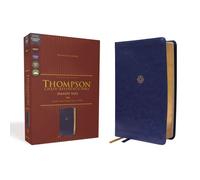 Nkjv, Thompson Chain-Reference Bible, Handy Size, Leathersoft, Navy, Red Letter, Comfort Print