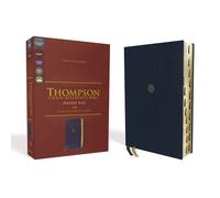 Nkjv, Thompson Chain-Reference Bible, Handy Size, Leathersoft, Navy, Red Letter, Thumb Indexed, Comfort Print