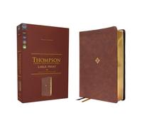 Nkjv, Thompson Chain-Reference Bible, Large Print, Leathersoft, Brown, Red Letter, Comfort Print
