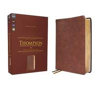 NKJV, Thompson Chain-Reference Bible, Leathersoft, Brown, Red Letter, Comfort Print