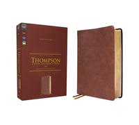 Nkjv, Thompson Chain-Reference Bible, Leathersoft, Brown, Red Letter, Comfort Print