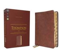 Nkjv, Thompson Chain-Reference Bible, Leathersoft, Brown, Red Letter, Thumb Indexed, Comfort Print