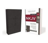 NKJV, Value Thinline Bible, Compact, Imitation Leather, Black, Red Letter Edition - [Version Originale] Inconnu (Auteur)