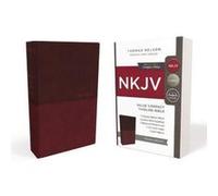 NKJV, Value Thinline Bible, Compact, Imitation Leather, Burgundy, Red Letter Edition - [Version Originale] Inconnu (Auteur)