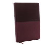 NKJV, Value Thinline Bible, Large Print, Burgundy Leathersoft, Red Letter, Comfort Print: Holy Bible, New King James Version