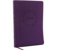 NKJV Value Thinline Bible Large Print Purple Leathersoft Red Letter Comfort Print by Thomas Nelson Thomas Nelson (Auteur)