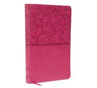 NKJV, Value Thinline Bible, Standard Print, Leathersoft, Pink, Red Letter Edition, Comfort Print - [Version Originale] Thomas Nelson (Auteur)