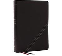 NKJV Word Study Reference Bible Bonded Leather Black Red Letter Comfort Print by Thomas Nelson Thomas Nelson (Auteur)