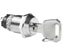 NKK Switches CKL12BFW01 CKL12BFW01 Commutateur à clé 250 V/AC 3 A 1 x On/On 1 x 90 ° 1 pc(s)
