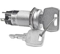 NKK Switches SK12AAW01 SK12AAW01 Commutateur à clé 250 V/AC 1 A 1 x On/On 1 x 90 ° 1 pc(s)