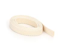 NKlaus 1 mètre de mèche de Lampe Antique 14mm mèche Plate 100% Coton véritable mèche de Lanterne 2,5mm d'épaisseur 1287