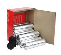 NKlaus 10 Rouleaux de Charbon de Bois Ø 40mm 100 pastilles de Charbon à allumage Rapide Charbon Naturel Charbon à allumage Automatique Shisha Allume-feu Rapide de Grèce 1119