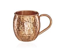 NKlaus 140g tasse en cuivre pur 100% Ayuverda tasse en cuivre ovale Moscow Mule 500ml 11261