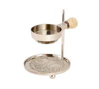 NKlaus 15865 Brûleur d'encens réglable pour encens Argenté Hauteur 11 cm