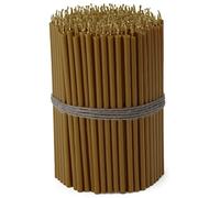 NKlaus - 250x Bougies brunes sans suie, fines L 16cm cire de paraffine premium 36114