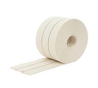 NKlaus 3 mètres 66mm 100% Coton Naturel Mèche Plate à torons Mèche Lanterne pour brûleur à Huile avec pétrole purifié 1308