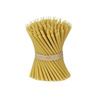 NKlaus 355g. Cire d'abeille Bougies d'autel qualité église bougies fines bougies rituelles (env. 100 pièces) 36261