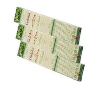 NKlaus 3X Lot de bâtonnets d'encens Goloka Patchouli 45g - Bâtonnets d'encens enroulés à la main avec un parfum profond et terreux - Végétal, naturel et idéal pour la méditation ou la purification