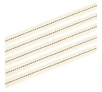 NKlaus 5 x12cm Mèche pour Main de feu Lanterne tempête 12,5mm Largeur 100% Coton Naturel Mèche Plate à torons pour Lampe à Huile 1370