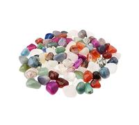 NKlaus 500g Pierres de Tambour Multi Mix 20-25 mm Pierres de guérison Pierres précieuses Déco 14701