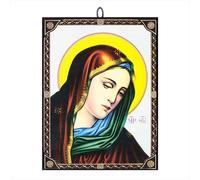 NKlaus 60094 - Icône de Sainte Deva Marie - 9,7 x 13,5 x 1,2 cm - Icône chrétienne orthodoxe de Grèce