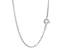 NKlaus argent 40cm chaîne d'ancre massive 925 argent sterling diamantée 1,3mm 9049