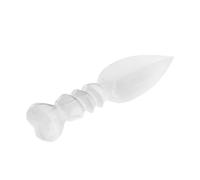 NKlaus Athame Énergétique en Sélénite 24,5 cm - Dague Spirituelle Faite Main pour Méditation, Chakras, Rituels et Purification Énergétique - Pierre Naturelle Polie