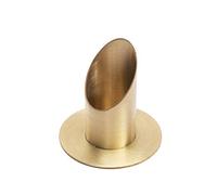 NKlaus Bougeoir 8cm de Haut Bougeoir Chandelier pour Bougie de Communion Ø 4cm Lustre en Laiton Bougies de baptême Bougies bâton 2832