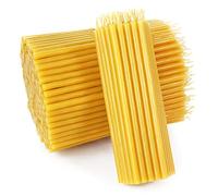 NKlaus - bougies fines en cire d'abeille - hauteur 14cm - bougies d'autel et rituelles - qualité église (50pcs - env. 165g) 36409