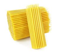 NKlaus - Bougies fines en cire jaune - hauteur 12,5cm - Bougies rituelles d'autel - qualité église (700pcs - env. 1950g) 36260