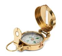 NKlaus Boussole de Gousset 5cm en Laiton Boussole de relèvement Indicateur de Direction Aide à l'orientation 11676