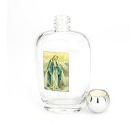 NKlaus Bouteille d'eau bénite en verre 100ml motif image Conception 11x6x4 cm Pèlerinage 14358