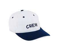 NKlaus Casquette 'Crew' Blanc/Bleu, Coton Bleu Brodé - Style Rétro Bonnet Nautique, Élégance Océanique 16078, bleu, XXS-4XL