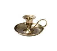 NKlaus Chandelier Classique Laiton doré Antique Bougeoir Hauteur 5cm pour Bougies jusqu'à Ø2cm Bougeoir 10891
