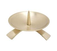 NKlaus Chandelier tripode Ø9,5cm avec épine Grand Laiton doré Chandelier d'autel 10705