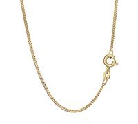 NKlaus Collier panzer 585 or jaune massif 5826, 55cm de long, 3,7g, 1,4mm de large