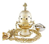 NKlaus Encensoir Laiton Fait Main Cadeau encensoir brûleur d'encens 2973