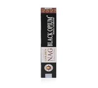 NKlaus Golden Nag Bâtonnets d'encens à l'opium noir, 15 g, parfum sensuel et mystérieux pour les soirées relaxantes et la méditation. Encens naturel