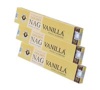 NKlaus Golden Nag Lot de 3 bâtons d'encens Vanille 45 g
