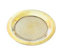 NKlaus Grille en Laiton Ø 80mm pour brûler du Charbon de Bois Grille de Rechange pour résines d'encens Tamis de Rechange pour brûleur d'encens 4162