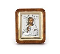 NKlaus Jésus-Christ Icône dans cadre avec verre acrylique 7x6cm chrétien 11070