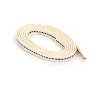 NKlaus Mèche de lampe 100 % coton naturel - 4,5 mm - Mèche plate - Pour brûleur à huile, lampe à huile avec pétrole nettoyé.