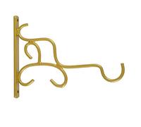 NKlaus Mur Support fumoir Laiton doré 14 x 10,5cm Lampe à Huile Support lumière éternelle feu Crochet Mural 3295