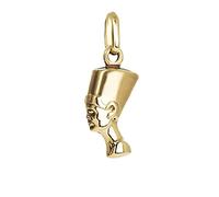 NKlaus Nefertiti en 3D Pendentif 12mm or jaune 333 8 carats or Egypte Reine 7984