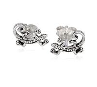 NKlaus Paire de clous d'oreilles Gecko Argent 925 Lézard Salamandre 8mm Lézard Boucles d'oreilles oxydées 12934