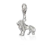 NKlaus Pendentif Charm Lion 925 Argent 17x12mm Bijoux pour bracelet de mendicité Amulette 36280