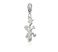 NKlaus Pendentif femme Salamandre en argent 925 18x10mm Bijoux pour bracelet de prière 36139