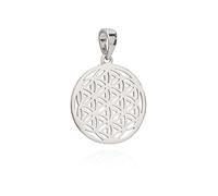 NKlaus Pendentif Fleur de vie en argent 925 protégé contre le ternissement 15mm Fleur de vie 10319