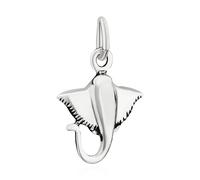 NKlaus Pendentif Manta Ray en argent 925 - Amullet raie manta - 15272, Argent sterling